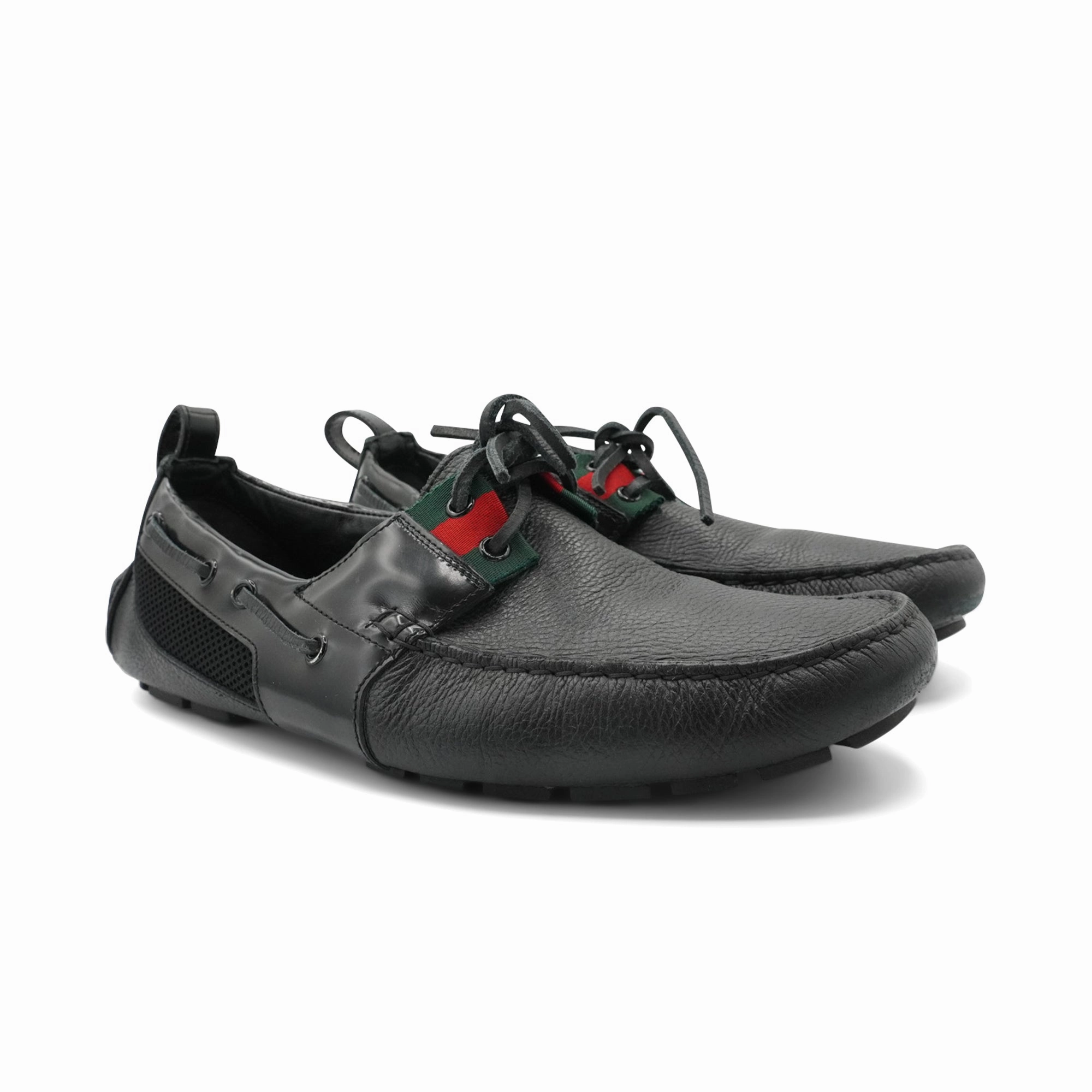 Loafers Block Gucci 'Web' Loafers - Men's 8.5