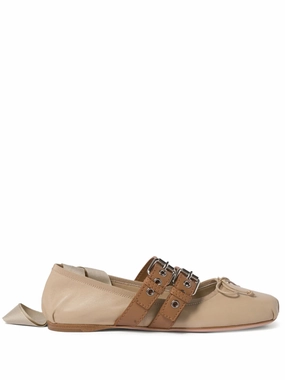 buckled ballet pumps Flat Mary Jane Shoes Double Strap