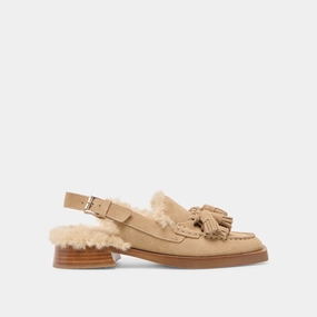 Aeyde Loafers HAMLIT PLUSH LOAFERS DK TAUPE SUEDE