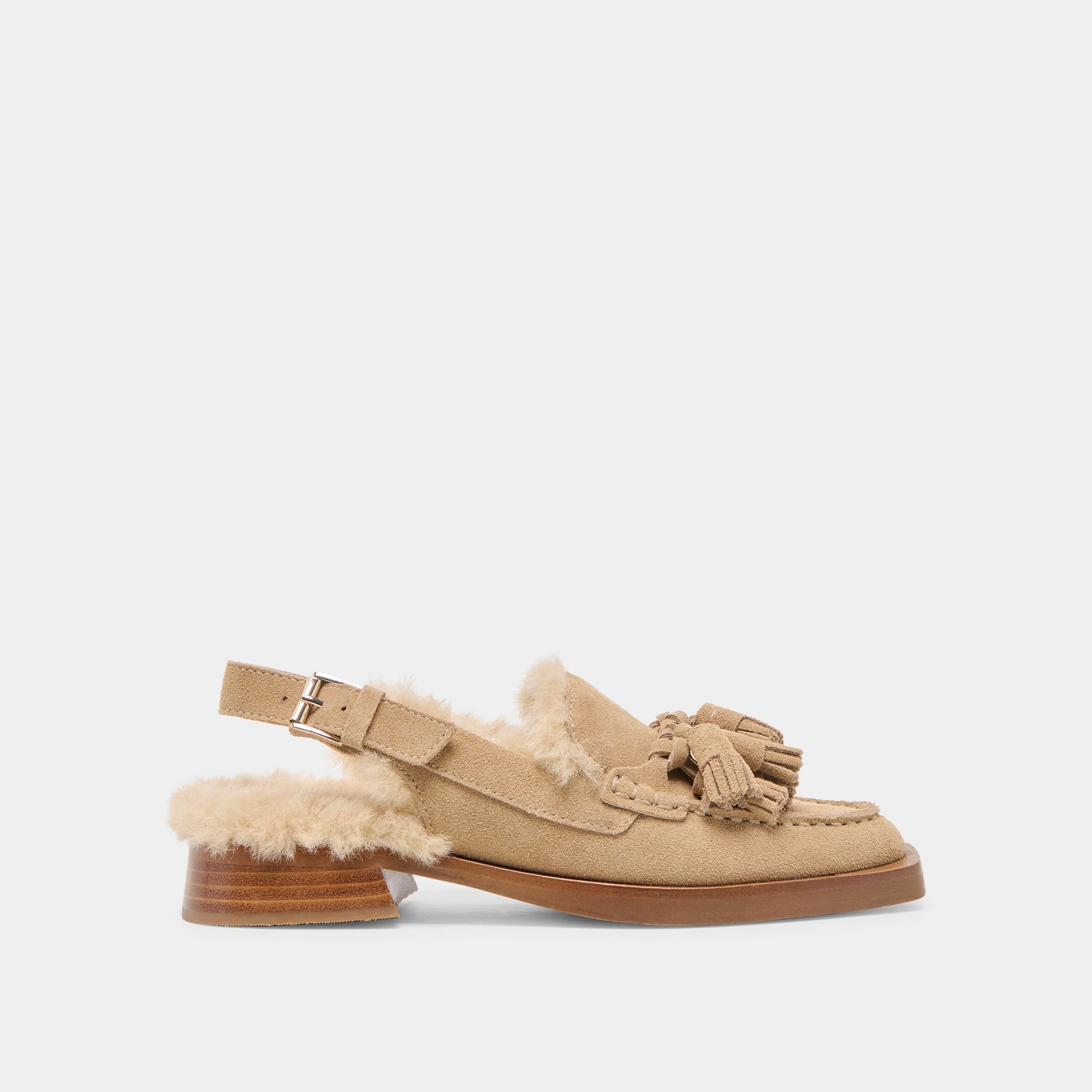 HAMLIT PLUSH LOAFERS DK TAUPE SUEDE Loafers Bloomingdales