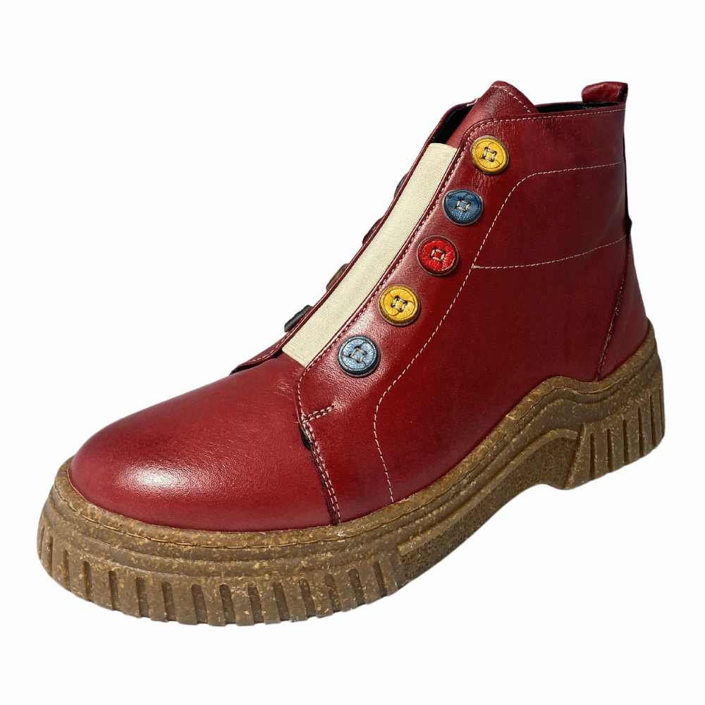 Engineer Boots Eric Nurnberg Dugme Airlaf Combo Leather Boot (Women's)