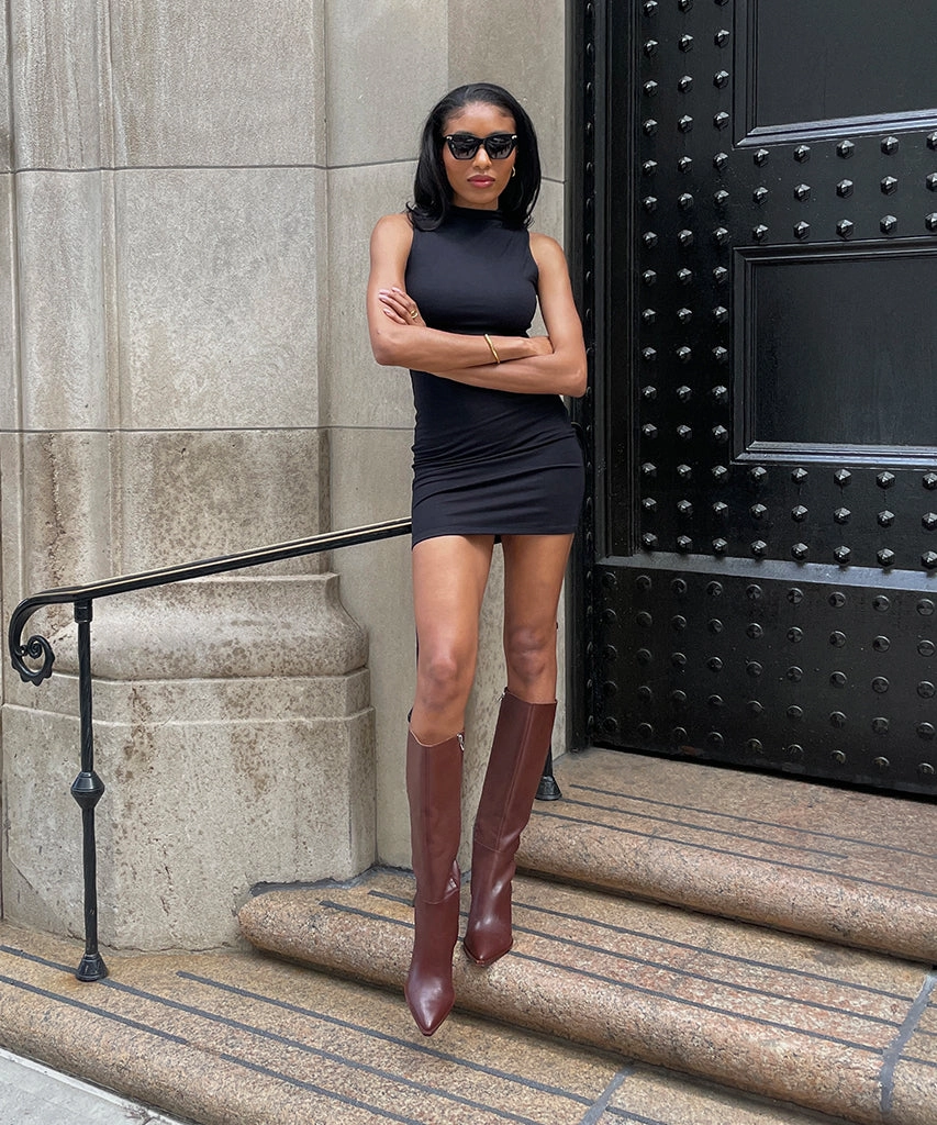 Safety Girl Boots AUGGIE BOOTS CHOCOLATE LEATHER