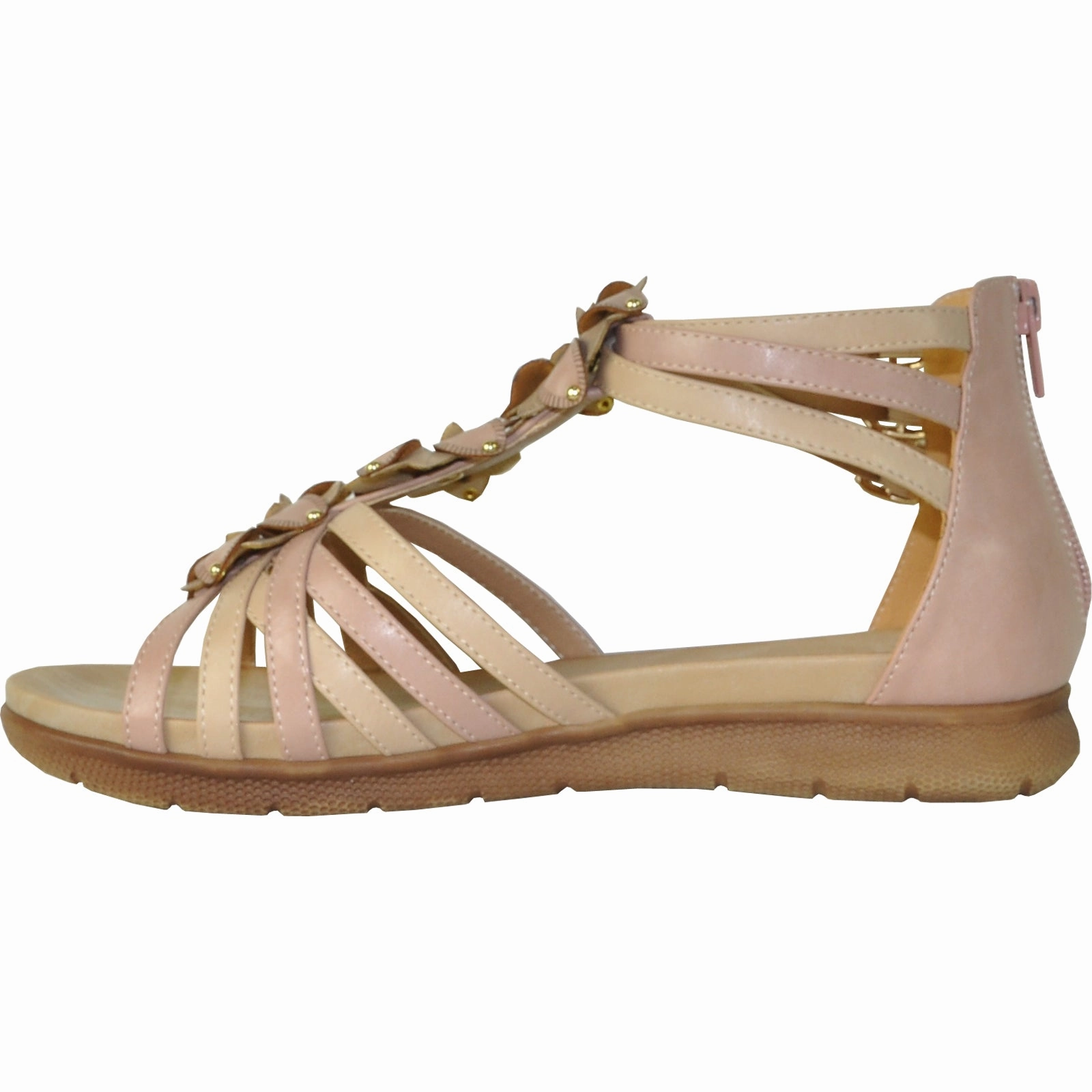 VANGELO Women Sandal LILA Flat Sandal Pink Abella Shoes Flats