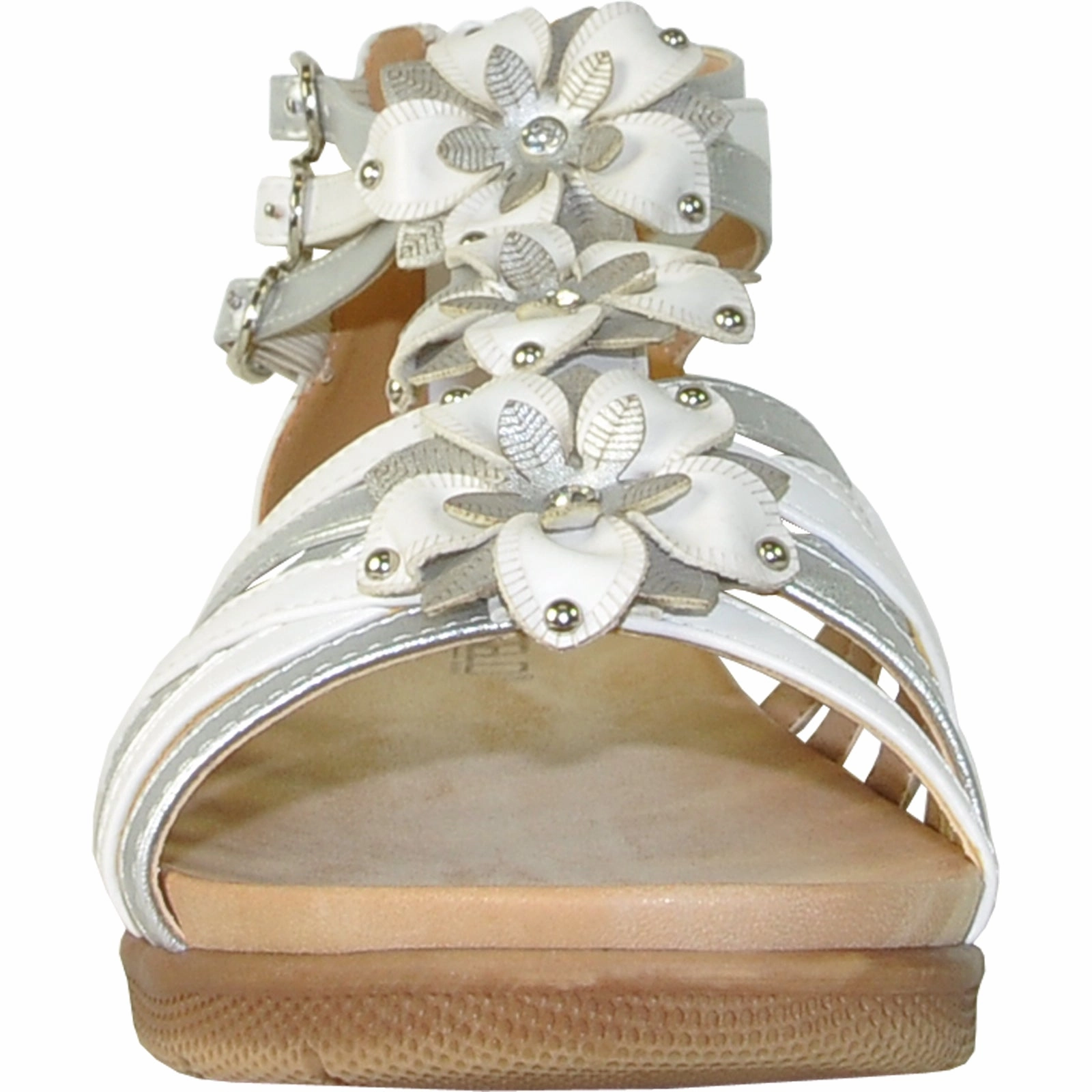 Shoes Flat Shoes VANGELO Women Sandal LILA Flat Sandal White