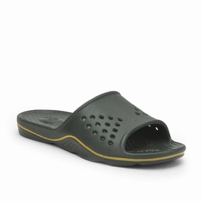 Taos Trulie Sandals A-HA Bin Slippers For Men (Olgreen) RAMP By Liberty