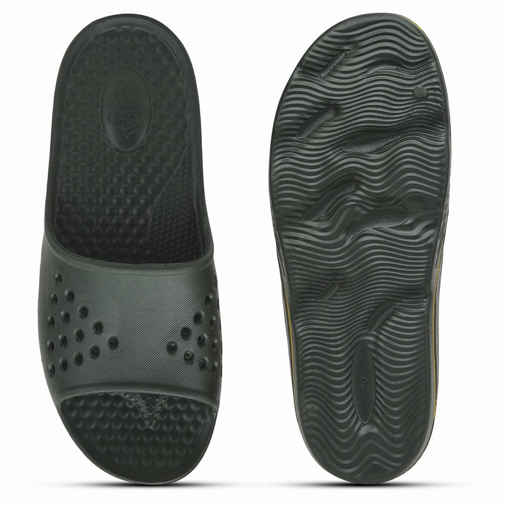 A-HA Bin Slippers For Men (Olgreen) RAMP By Liberty Berkins Sandals