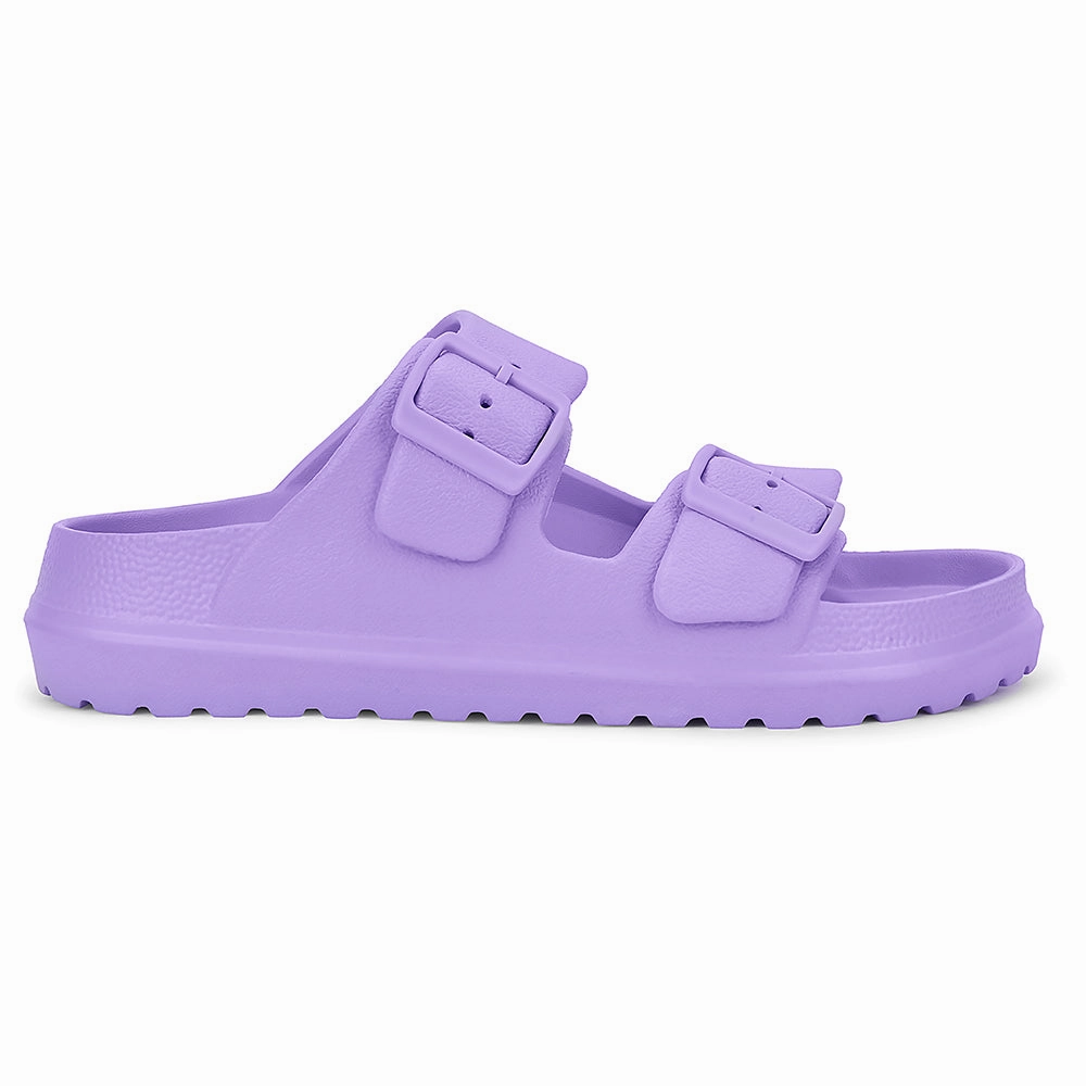 A-HA Purple Casual Flat Sandal For Women EASYPRO By Liberty Foot Pain After Wearing Flat Shoes