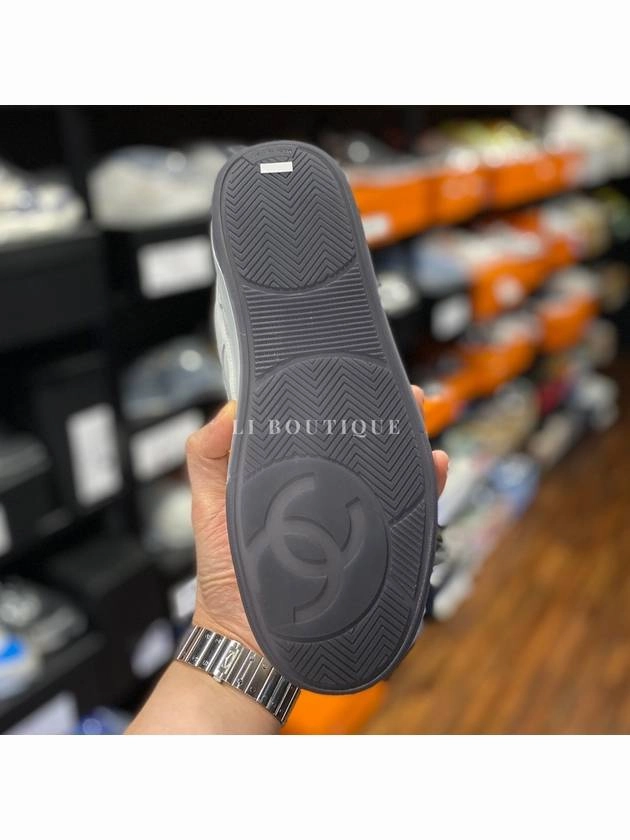 CC Logo Calfskin Low Top Sneakers White Chanel Sneakers And Shoes