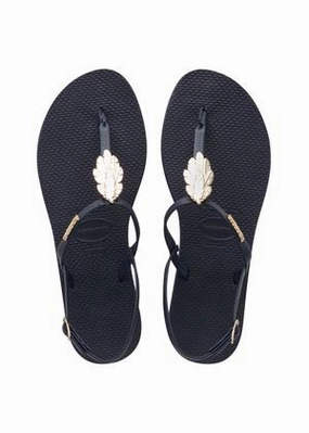 Anthropologie Fisherman Sandals HAVAIANAS YOU RIVIERA PREMIUM - NAVY BLUE