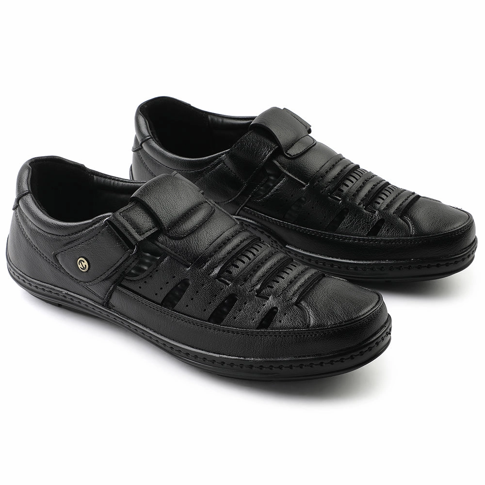 Healers Black Casual Sandal For Men ERL-19 By Liberty Sandals Royal Barbados Reviews