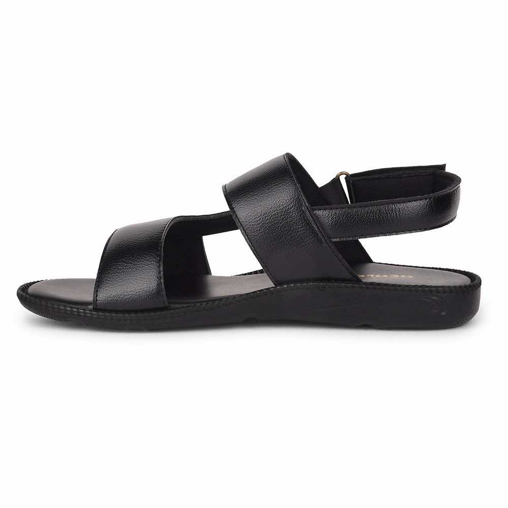 Sandals For Beach Water And Dinner Healers Black Casual Sandal For Men VCL-103 By Liberty