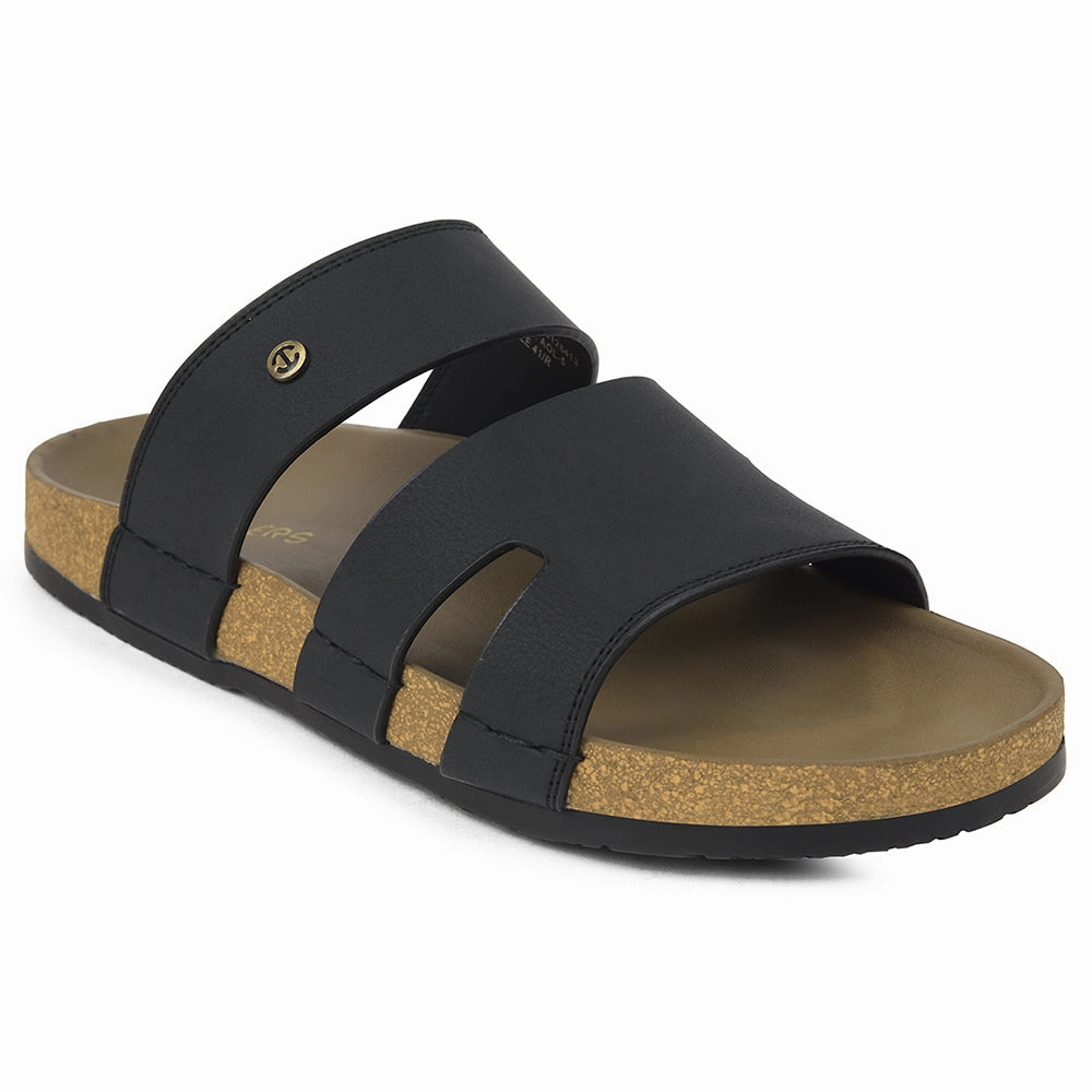 Mukluks Slippers Healers Black Casual Slipper For Mens AOL-5 By Liberty