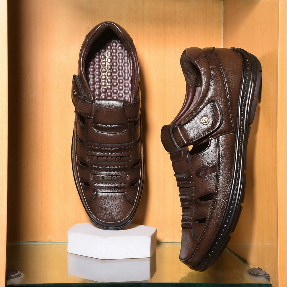 Healers Brown Casual Sandal For Men ERL-19 By Liberty Universal Threads Sandals