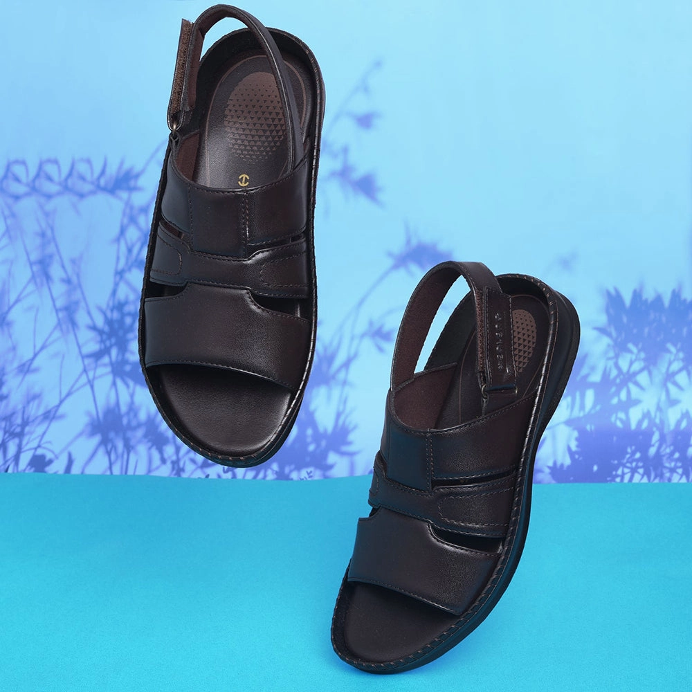 Style Sandals Healers Brown Casual Sandal For Men STARC-1E By Liberty