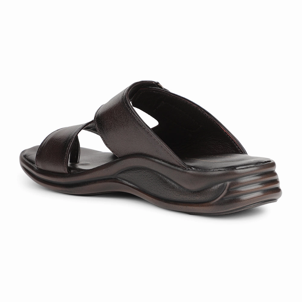 Healers Brown Casual Slipper For Men 2013-906 By Liberty Boot Barn Slippers