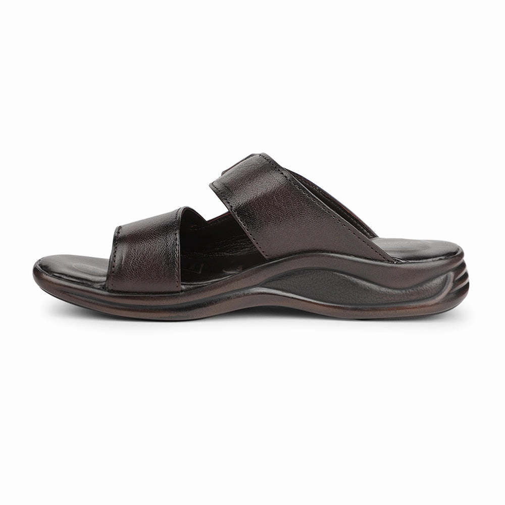 Ascot Slippers Healers Brown Casual Slipper For Men 2013-906 By Liberty