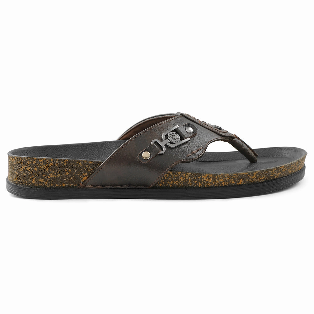 Slip Cyber Monday Deals Healers Brown Casual Slipper For Men CSS-28E By Liberty