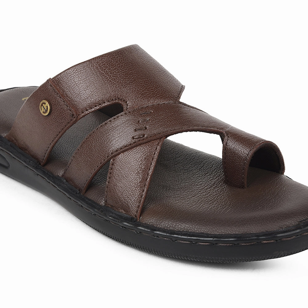 Ruby Slippers New Orleans Healers Brown Casual Slipper For Mens AOL-10 By Liberty