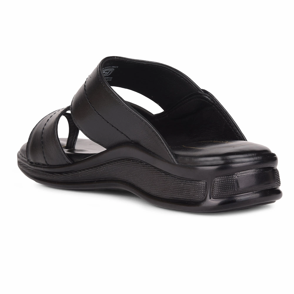 Healers By Liberty 2050-905 Casual Slippers For Men - Black Comfort Slippers