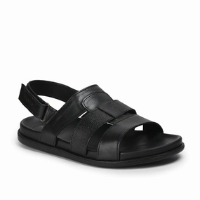 Sandals 90s French Jelly Sandals Healers By Liberty Men SOFT-4 Black Formal Sandal