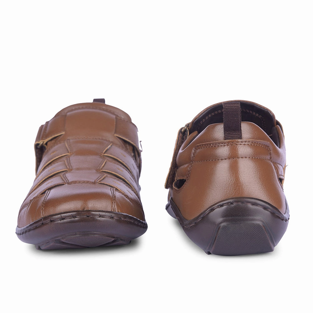 Healers By Liberty Mens LB130-500E Tan Casual Sandal Sarto Sandals