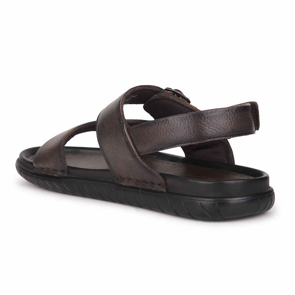 Healers By Liberty OSL-51 Casual Sandal For Men - Brown Platform Chunky Sandals
