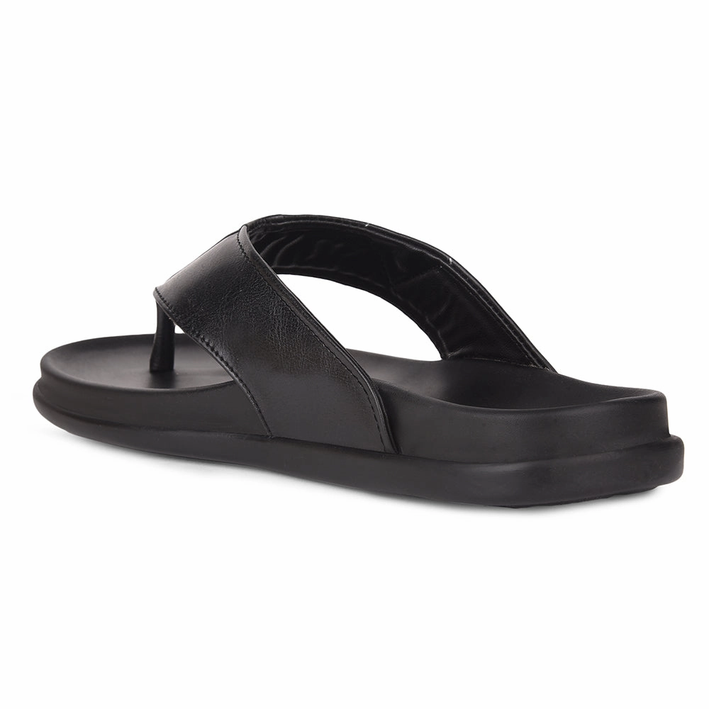 Angler Fish Slippers Healers Casual Black Slippers For Men LEEKS-1 By Liberty