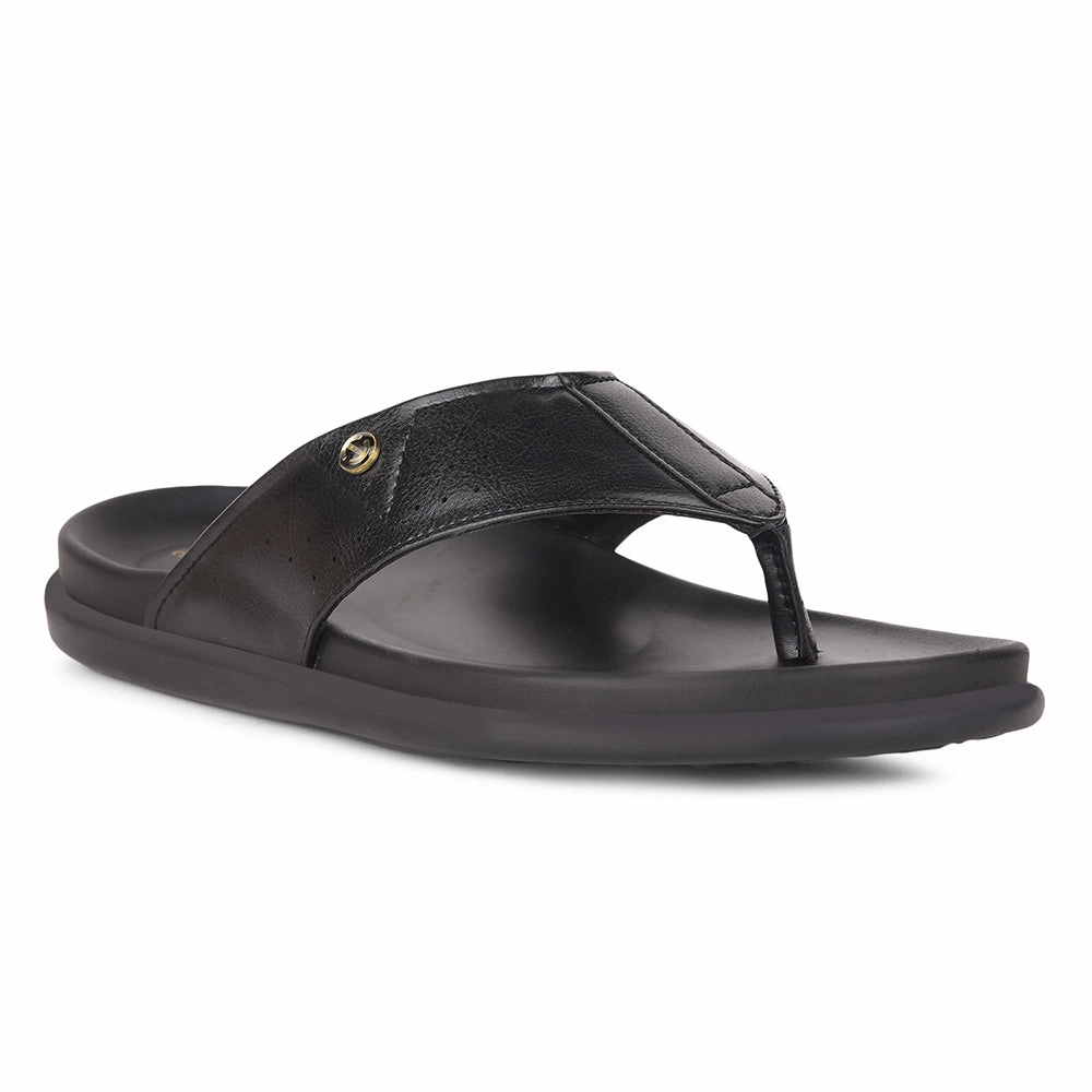 Daniel Green House Slippers Healers Casual Black Slippers For Men LEEKS-1 By Liberty