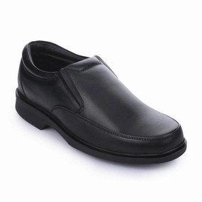 Healers Formal (Black) Slip-On Loafers Shoes For Men FL-1413 By Liberty Corkys Loafers