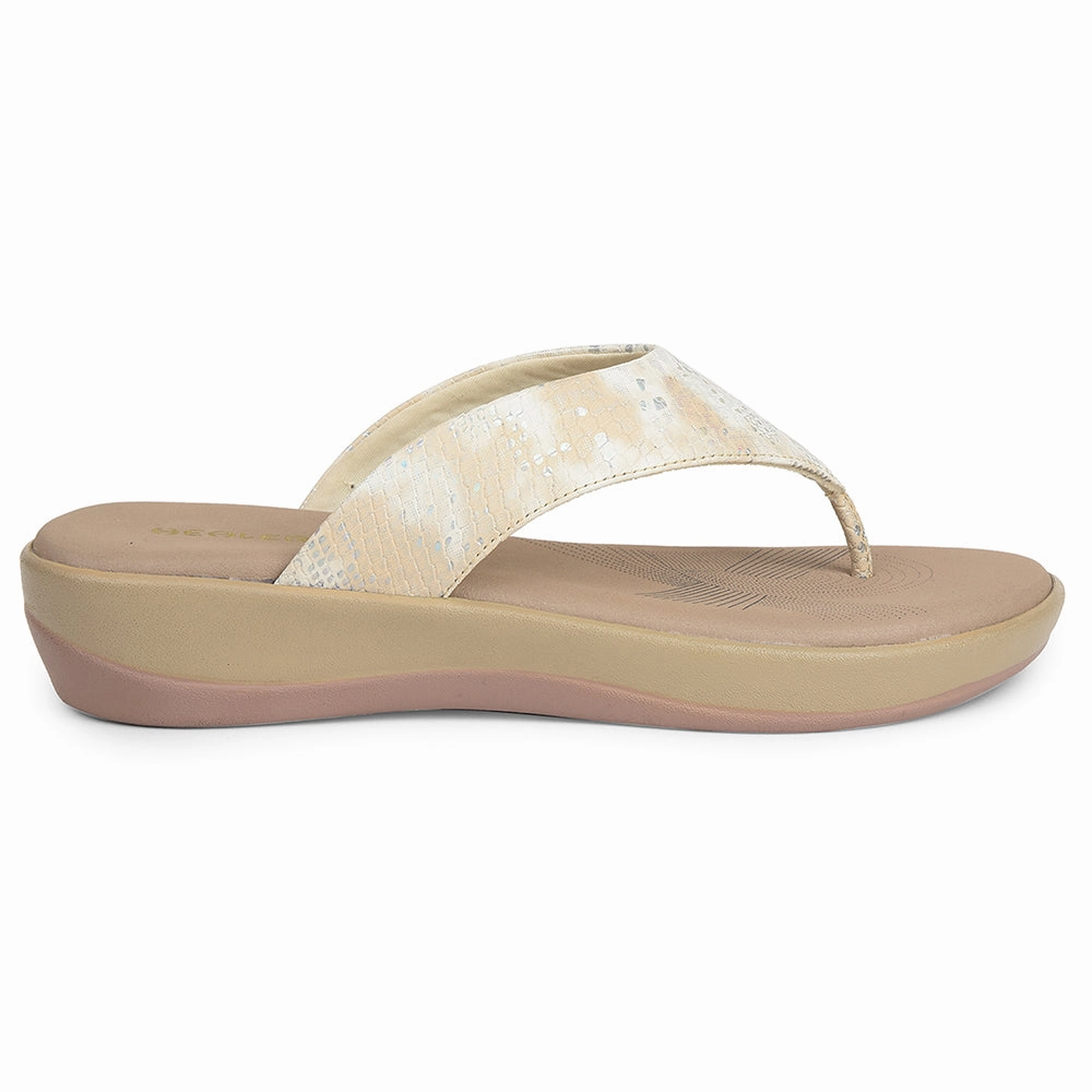 Rockdove Memory Foam Slippers Healers Golden Casual Slipper For Women JJL-12 By Liberty