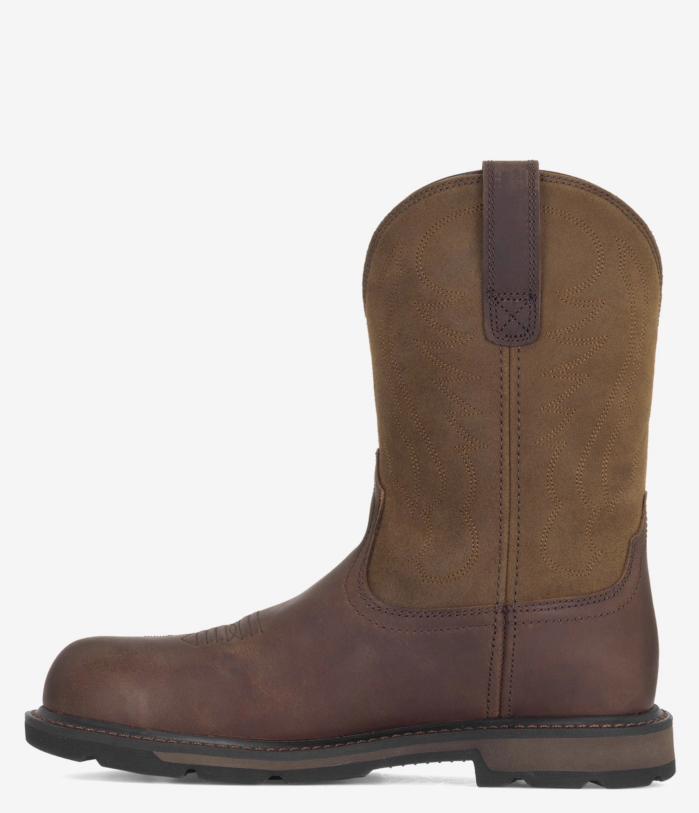 Wide Cowgirl Boots Ariat Groundbreaker Steel Safety Toe Pull-on Work Boot - Men