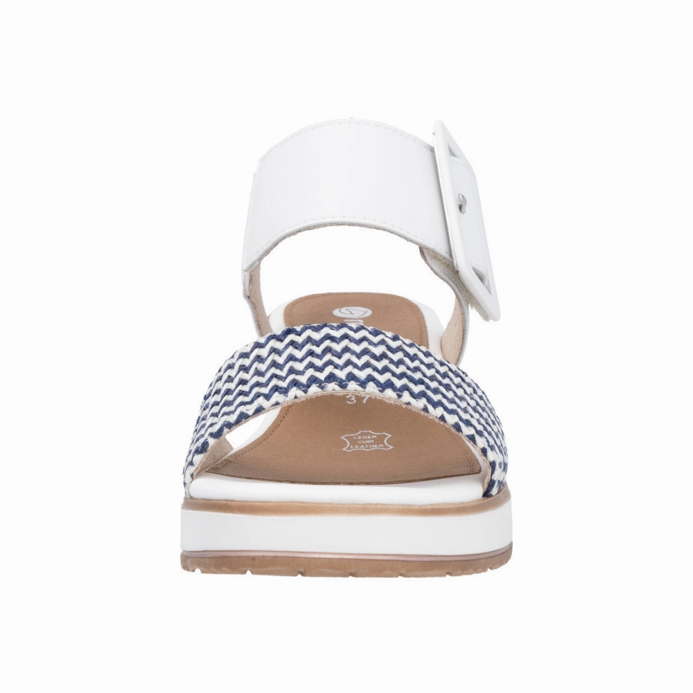 Doc Marten Sandals Remonte Jerilyn 53 White Leather Sandal (Women's)
