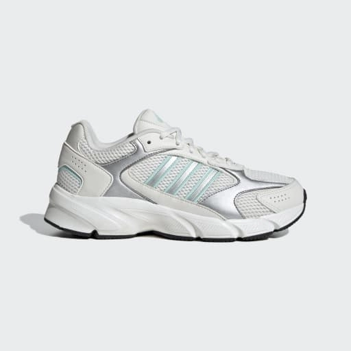 CRAZYCHAOS 2000 SHOES - Core White / Silver Metallic / Semi Flash Aqua Adidas Galaxy 7 Running Shoes