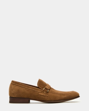 HEROLF TOBACCO SUEDE Clarks Penny Loafers