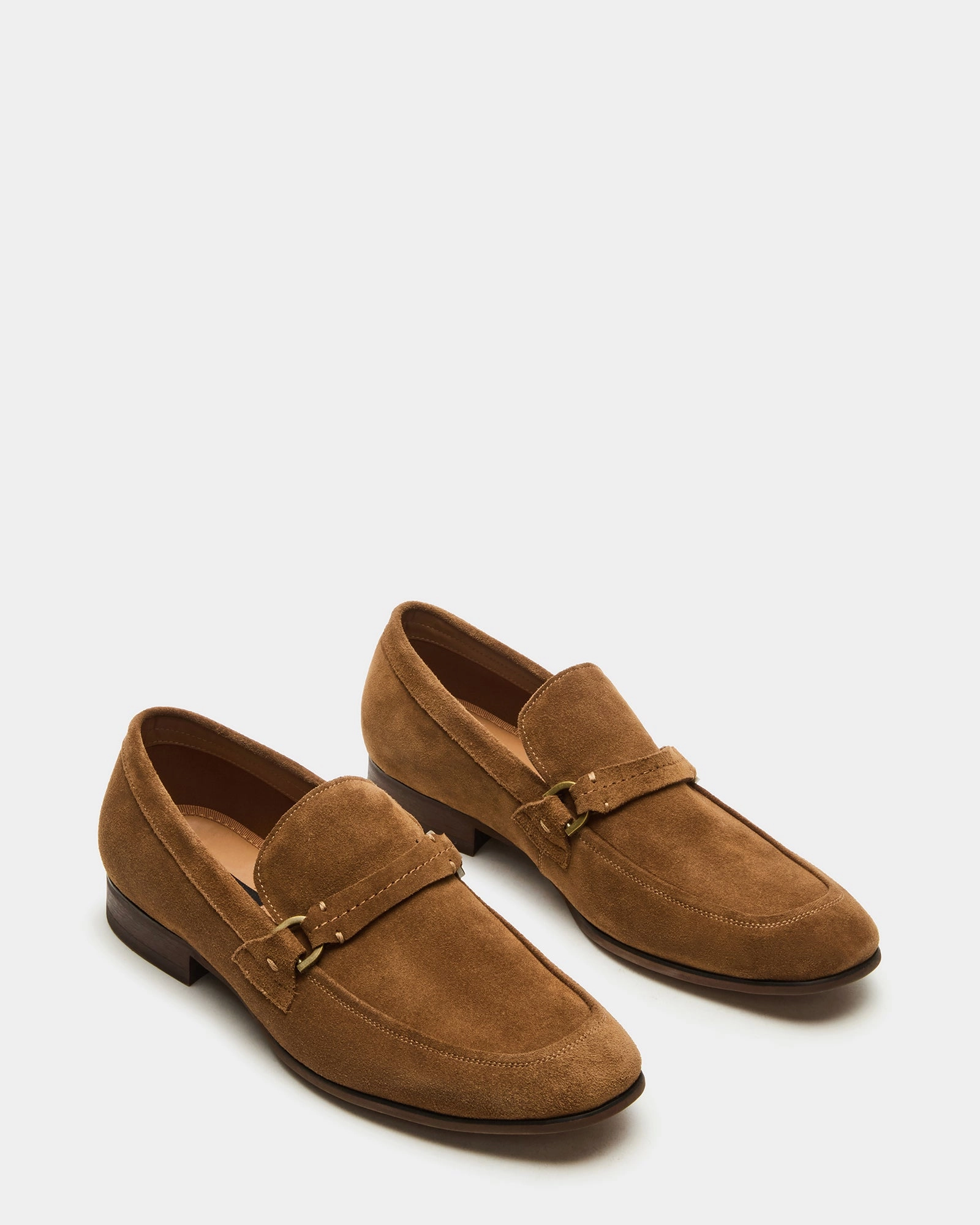 HEROLF TOBACCO SUEDE Raffia Loafers
