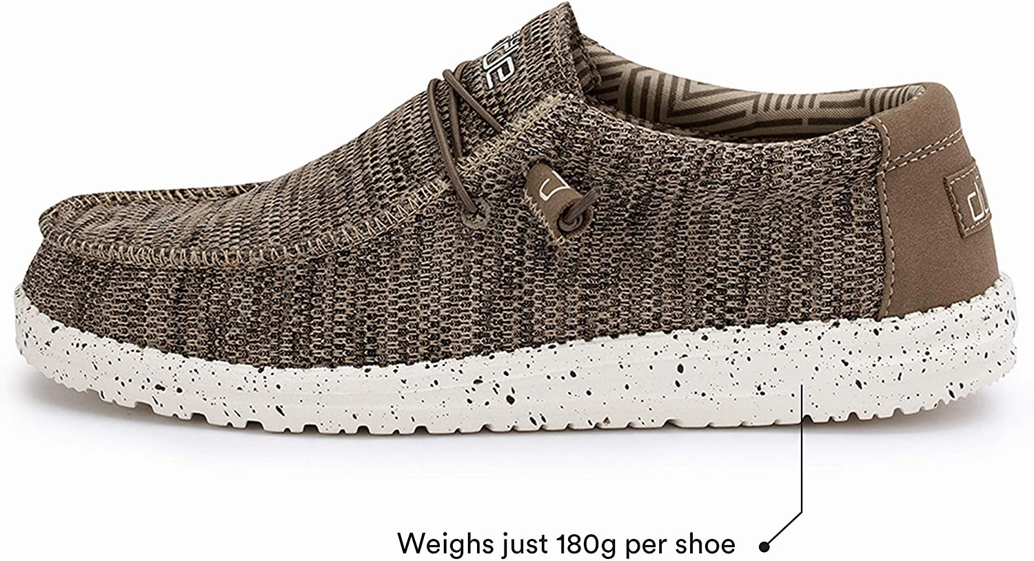 Hey Dude Men's Wally Sox Loafer White Tassel Loafers