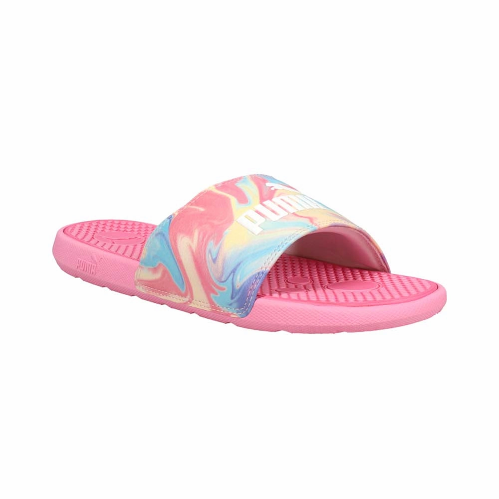 Cool Cat Ice Cream Swirl Slides (Big Kid) Puma Sock Shoe