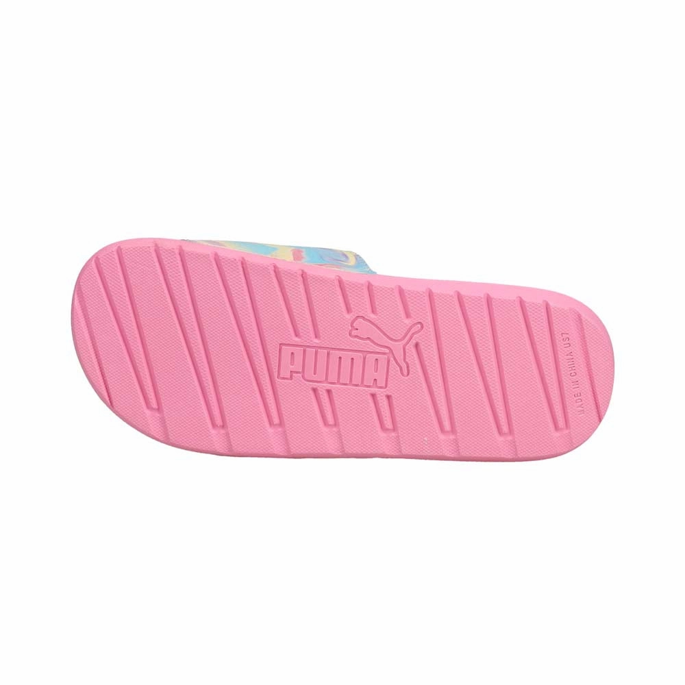Cream Puma Shoes Cool Cat Ice Cream Swirl Slides (Big Kid)
