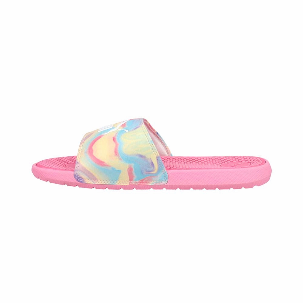 Cool Cat Ice Cream Swirl Slides (Big Kid) Puma Logo Shoe