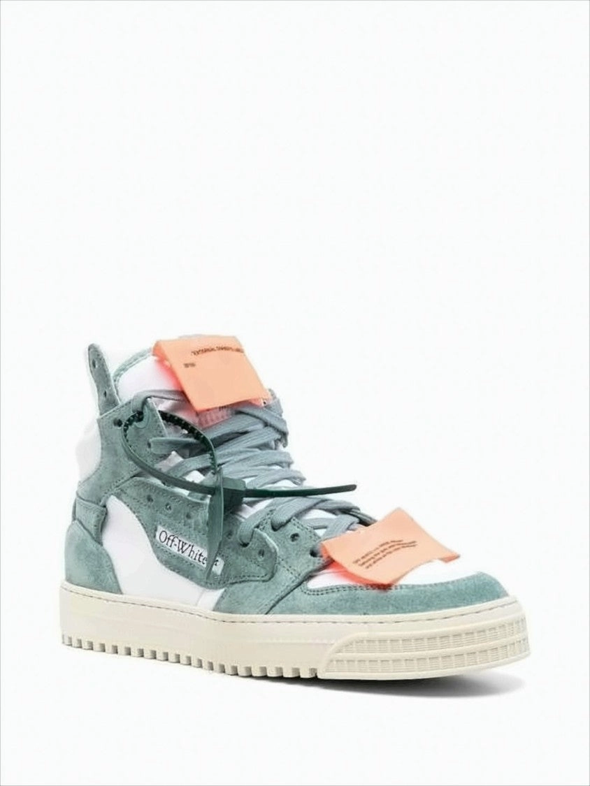 High-Top Sneakers With Arrow Logo And Textured Sole Sneakers Flat Feet