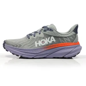 Running Shoes Shoes Hoka One One Challenger 7 ATR Women's Trail Shoe - Galactic Grey/Wild Indigo