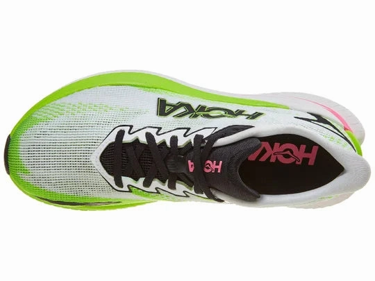 Originated Hoka | Mach X3 | Women's | White/Neon Lime