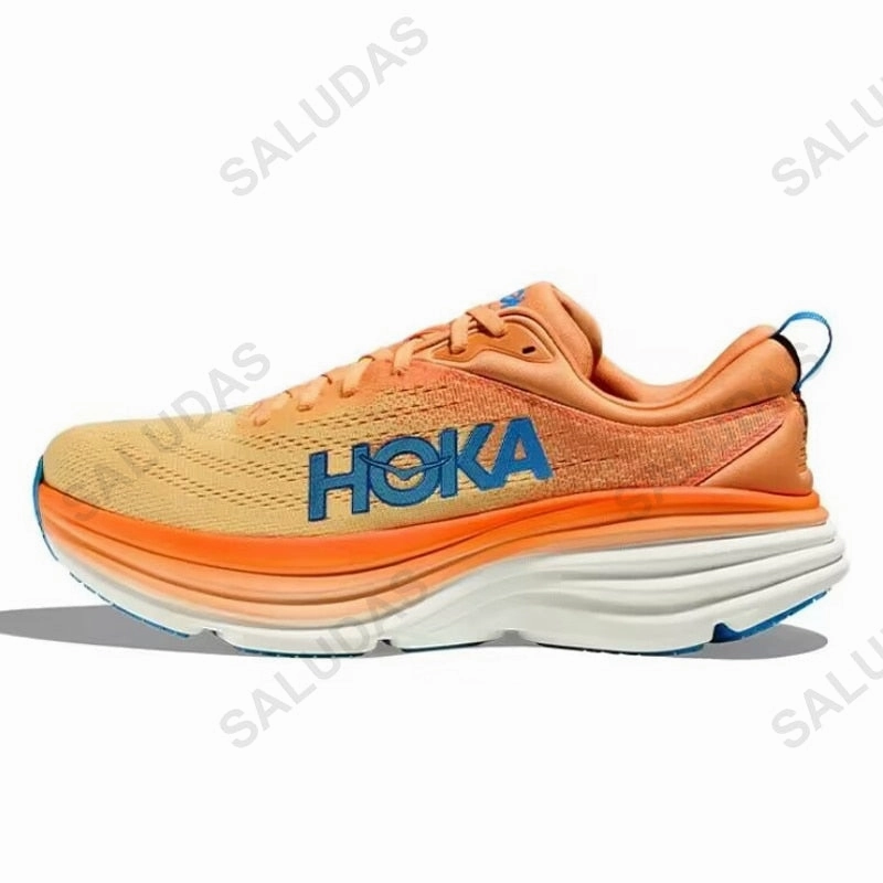 HOKA Bondi 8 Women / Men  Athletic running shoes orthopedic design / FREE Shipping Heel To Toe Drop