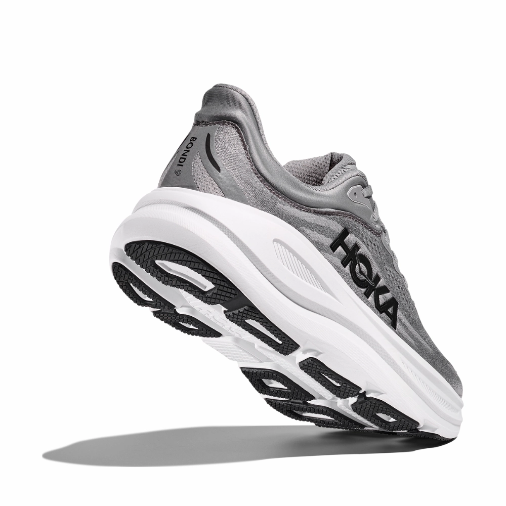 Shoes Waterloo Hoka Bondi 9 Galactic Grey/Stellar Grey Running Shoe (Men's)