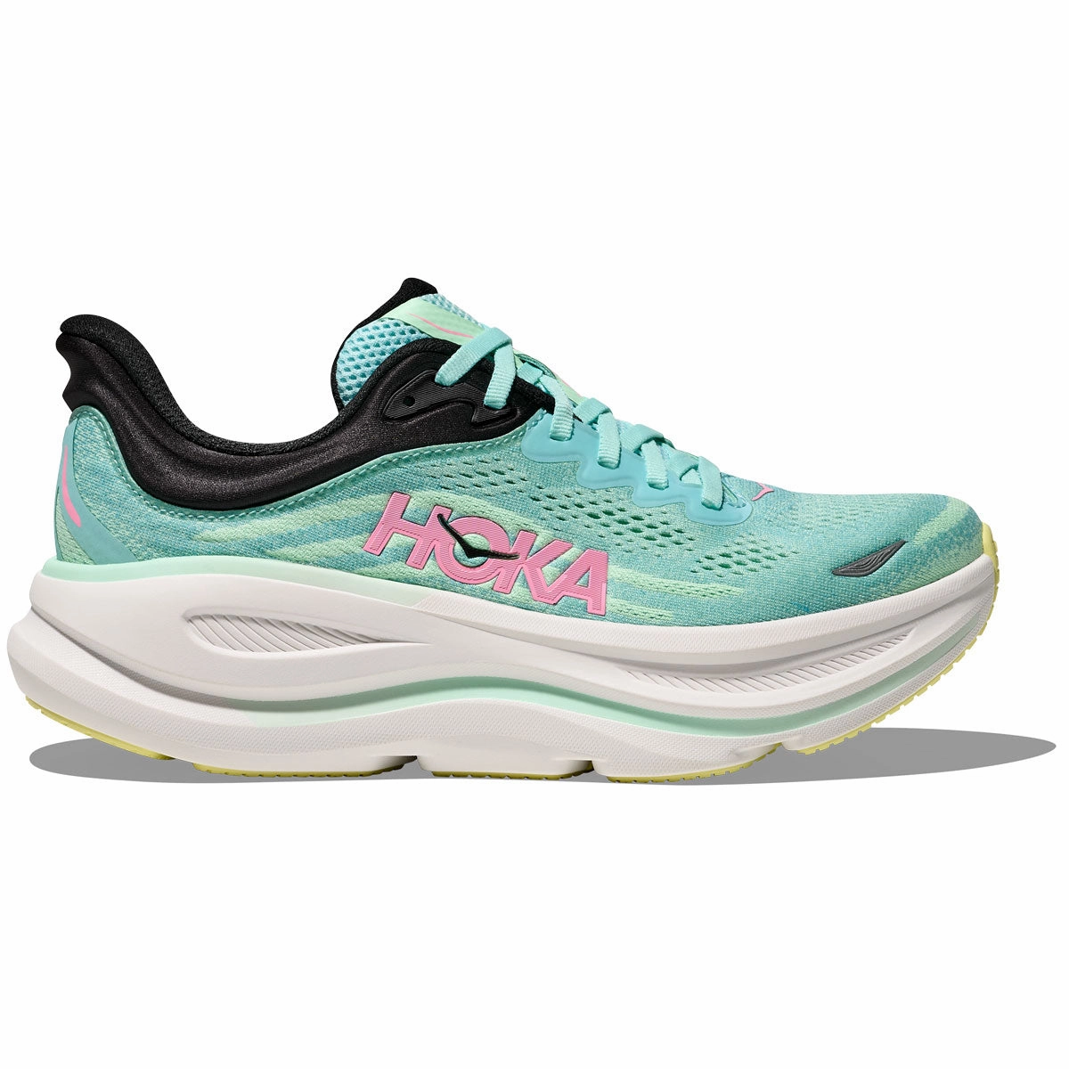 Shoes Owensboro Ky Hoka Bondi 9 Running Shoes - Womens - Blue Spark/Mint Fluorite