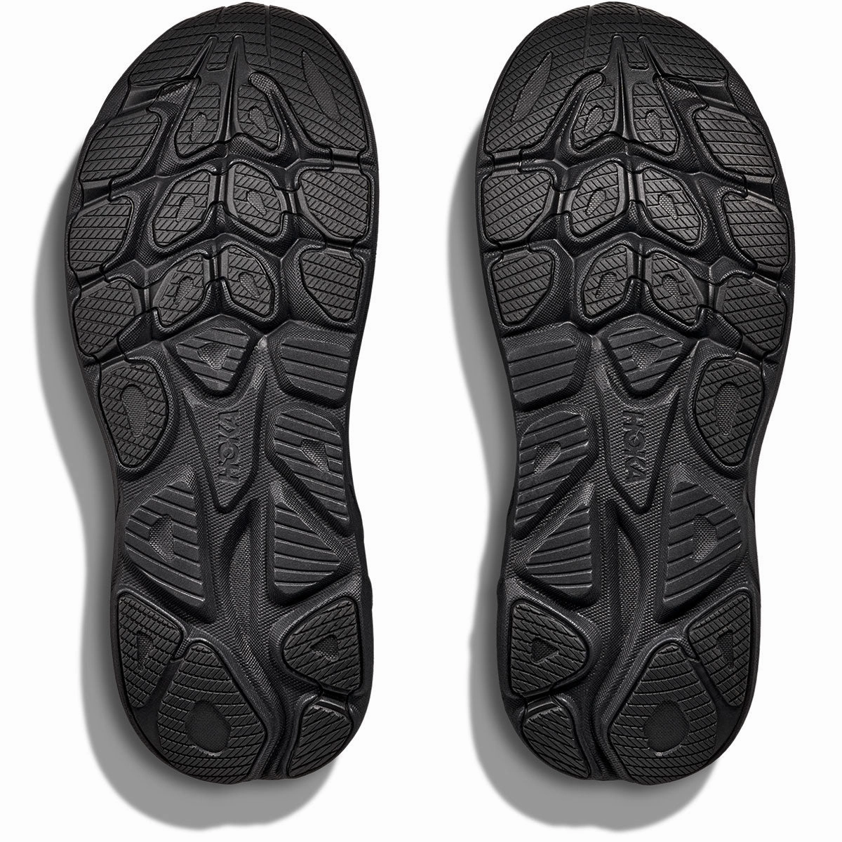 Platform Hoka Clifton 10 Running Shoes - Mens - Black/Black