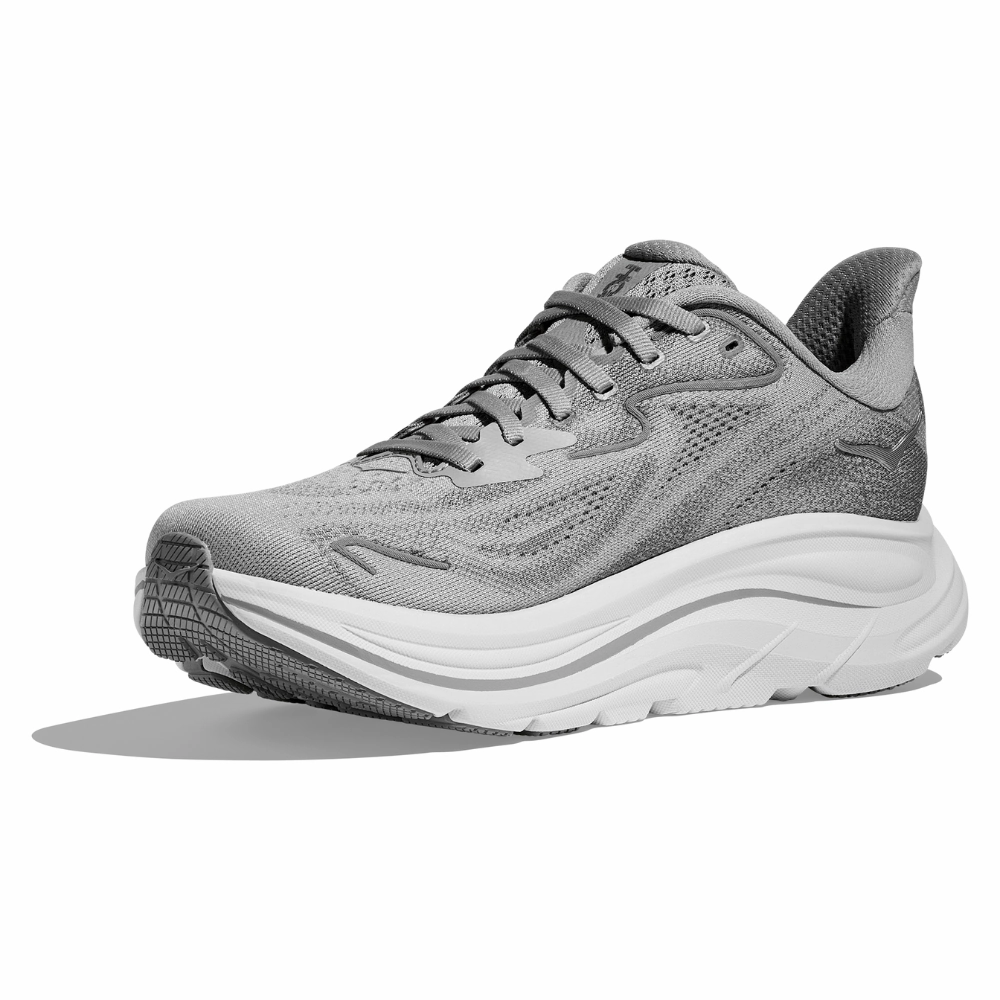 Free People And Shoes Hoka Clifton 10 Stellar Grey/Galactic Grey Running Shoe (Women's)