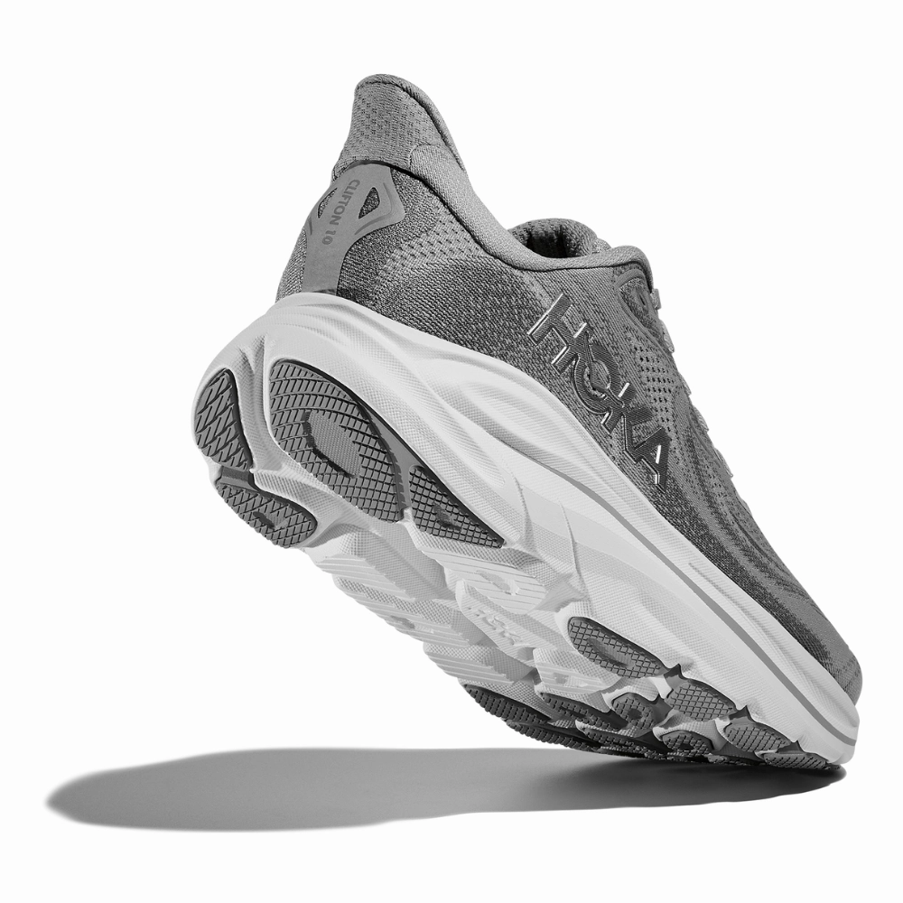 Shoes Roadrunner Hoka Clifton 10 Stellar Grey/Galactic Grey Running Shoe (Women's)