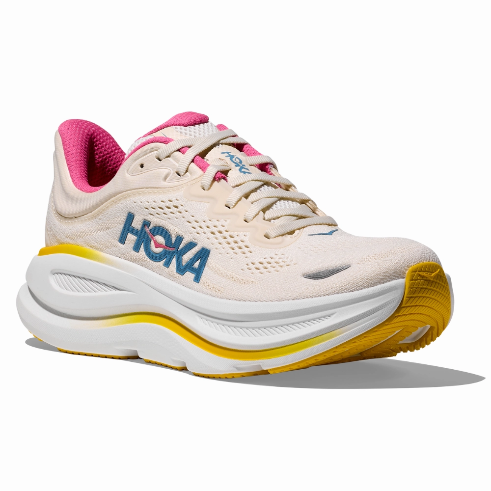 Best Shoes For Walking And Standing Hoka Bondi 9 Alabaster/Birch Running Shoe (Women's)