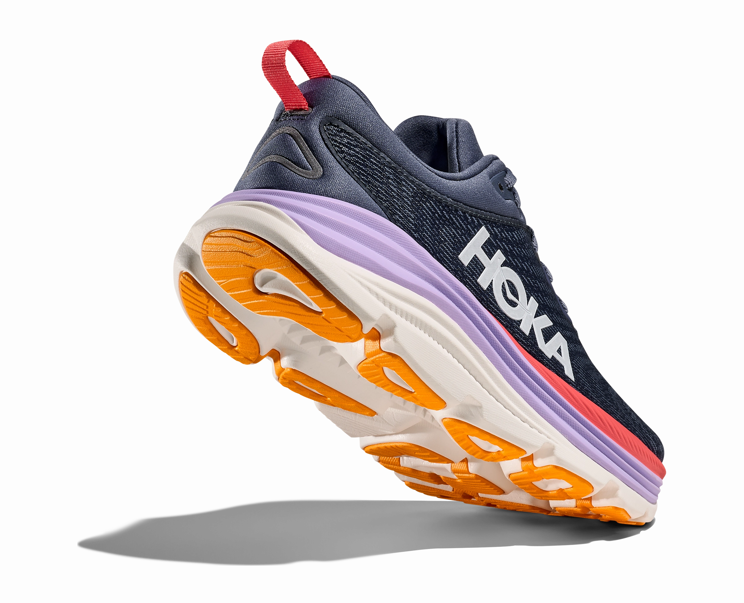 Shoes Left Side Hurts Women's Hoka Gaviota 5 (Anchor/Grapefruit)